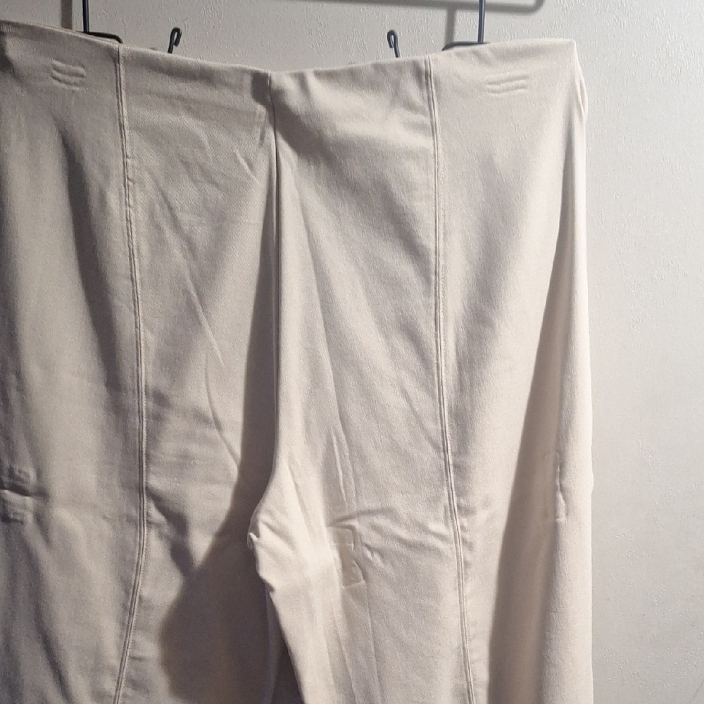 No Boundaries Cream Straight Leg Dress Pants